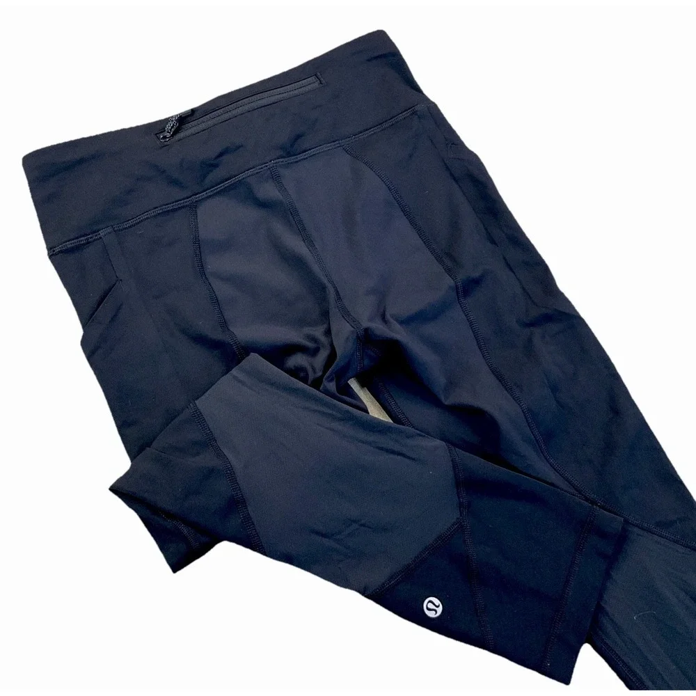Lululemon Pace Rival Crop Leggings Pants LW6F41S Low Rise Athletic Women‎ Sz 4